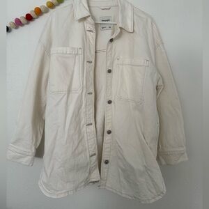 COPY - abercrombie oversized denim shirt jacket